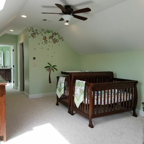 after attic remodel -bedroom